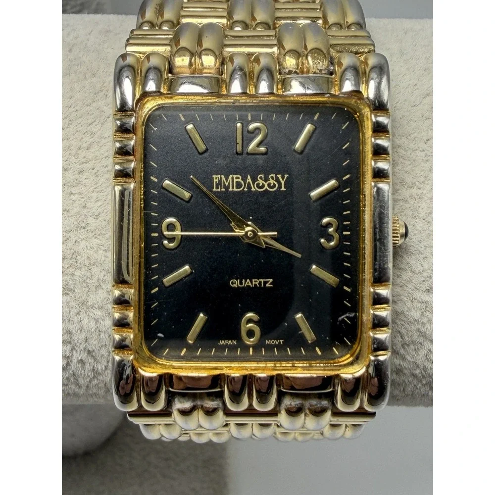 Embassy MBS518 New Battery‎ Mens Tank Watch 27MM 7.75